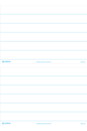 Magnetic Teaching Sheets (Ruled Lines)