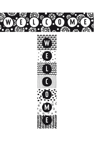 Black & White - Welcome Banner