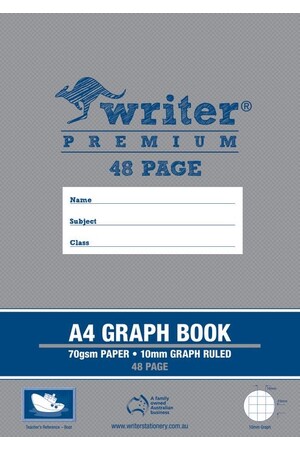 Writer Graph Book Premium - A4 48pg 10mm: Boat