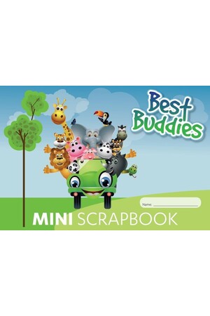 Writer Scrapbook - 165x245mm 100gsm Best Buddies Mini 64pg