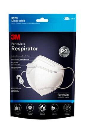 3M Particulate Respirator: P2 Face Mask (Pack of 3)