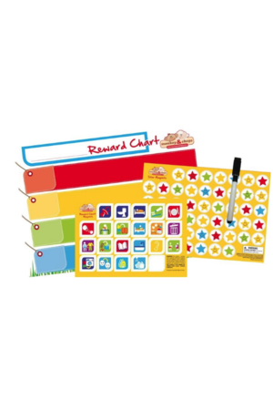 Monkey & Chops Reward Chart - Rigid Magnetic Board