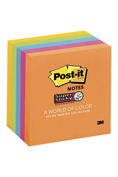 Post-It Notes: Rio De Janerio Collection - 76mm x 76mm: 90 Sheets (5 Pack)
