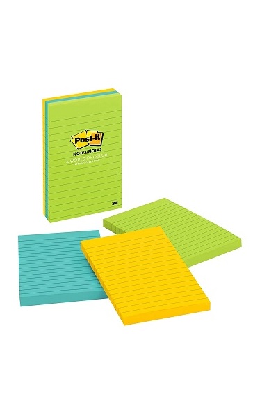 Post-It Notes: Jaipur Collection - 101mm x 152mm: 100 Sheets (3 Pack)