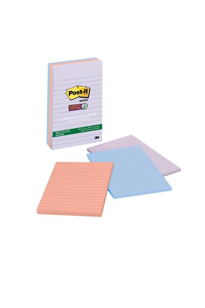 Post-It Notes: Bali Collection - 101mm x 152mm: 90 Sheets (3 Pack)