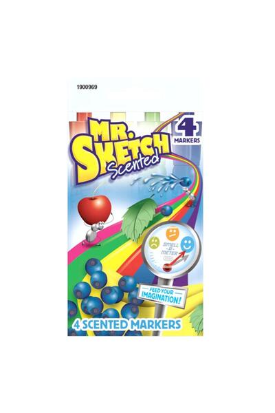 Mr Sketch Scented - 4 Markers