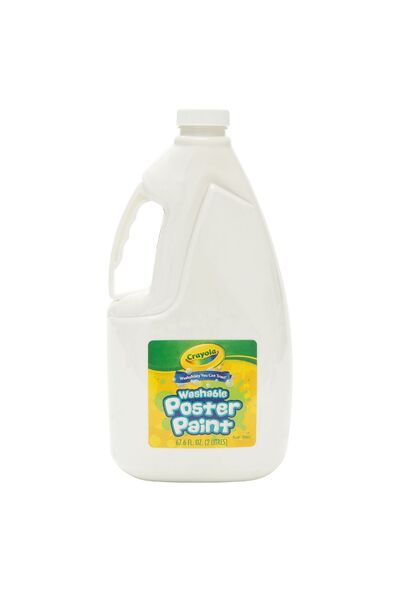 Crayola Washable Poster Paint - 2 Litres: White