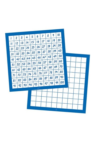 Number Boards - 1 - 100 (Horizontal)