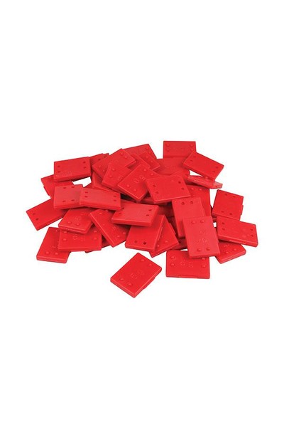 Weight Plastic - 5g Red