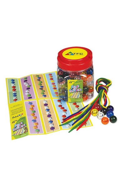 Beads Rainbow - (20mm) & Threaders