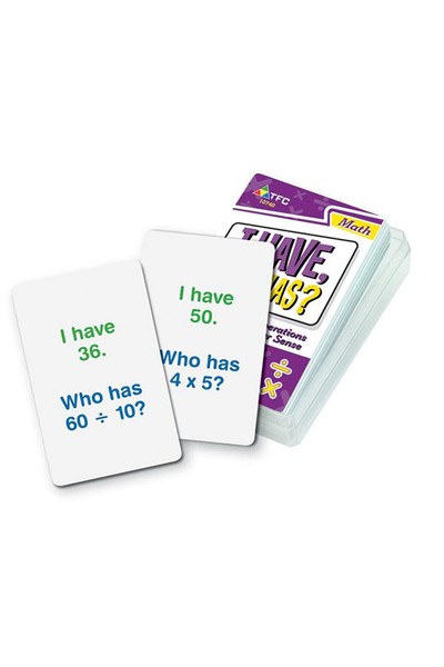 I Have, Who Has? - Basic Operations: Multiplication & Division