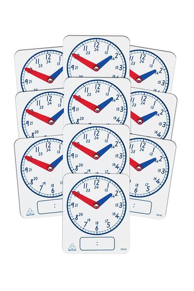 Clock - Digital/Analogue (24hrs) - Pack of 10
