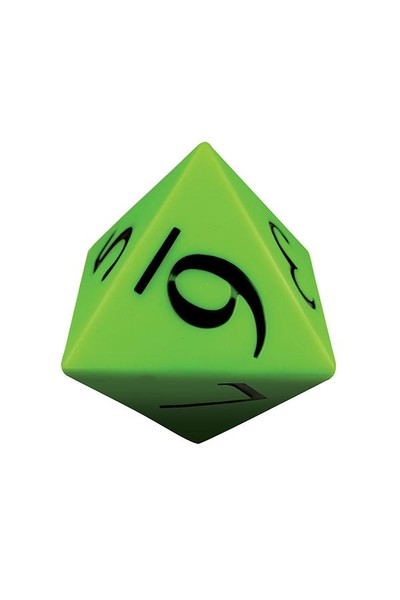 Dice - 110mm 8 Face: Number PVC