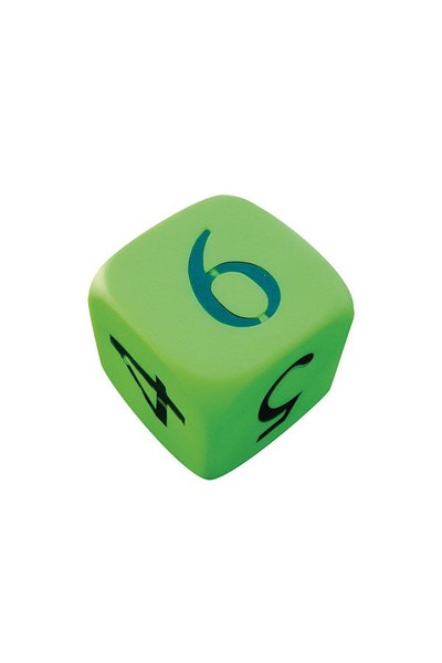 Dice - 90mm 6 Face: Number PVC