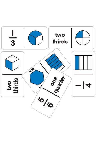 Dominoes - Fraction: Simple (Set A)