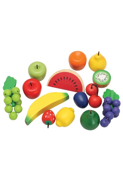 Wooden Fruit Set 13 Pieces