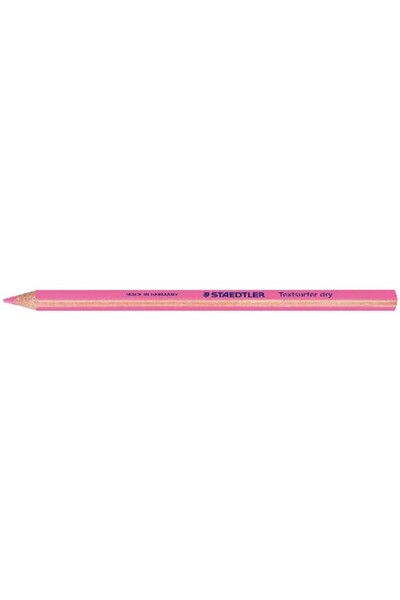 Staedtler Textsurfer Dry Highlighter Pencil - Pink (Pack of 12)