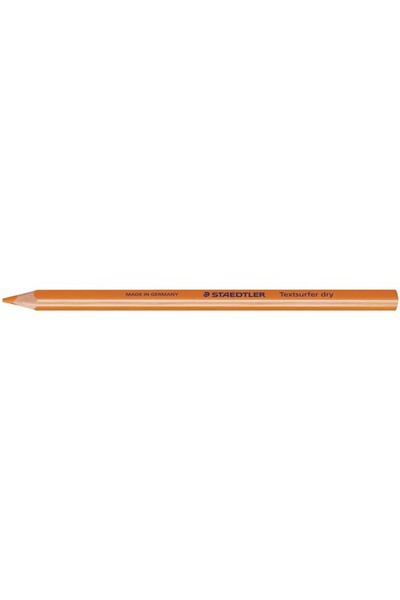 Staedtler Textsurfer Dry Highlighter Pencil - Orange (Pack of 12)