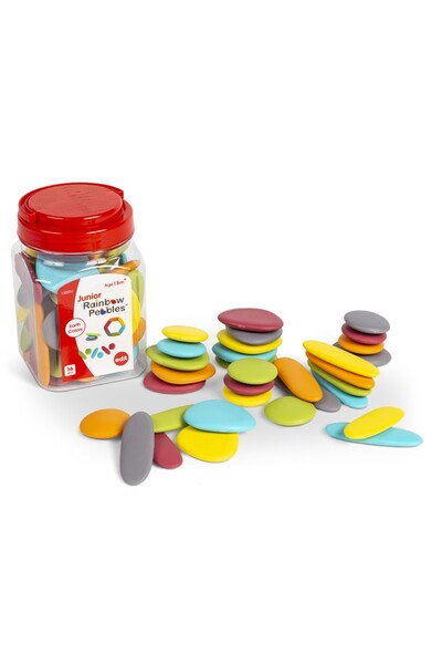 Junior Rainbow Pebbles - Jar of 36: Earth Colours