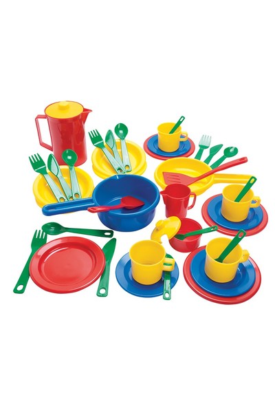 7pc Dantoy Classic Kettle & Pot Kitchen/Cooking Pretend Play Kids Toy