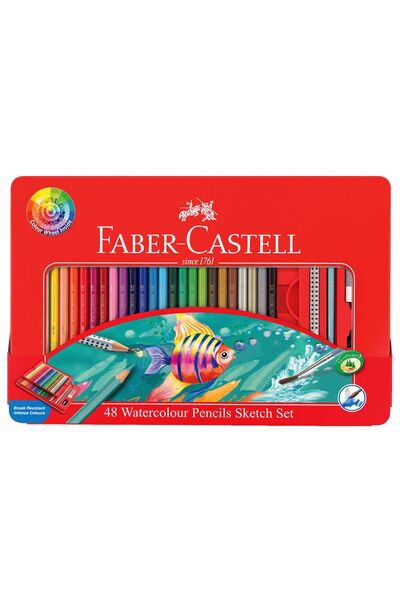 Faber-Castell - 48 Watercolour Pencils Sketch Set