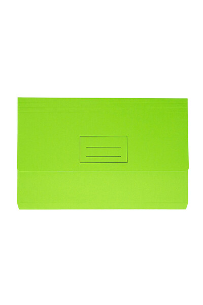 Stat Document Wallet - Foolscap Board: Lime (Single)