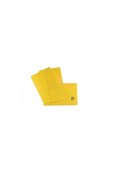 Document Wallet Stat: FC Board - Yellow (Pack of 25)