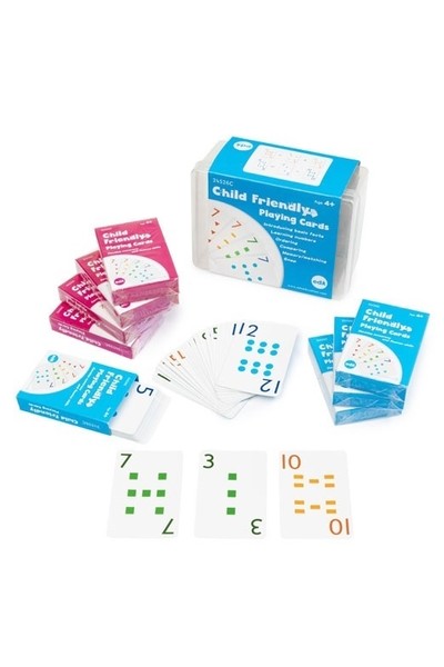 Child Friendly Playing Cards - 8 Deck Set