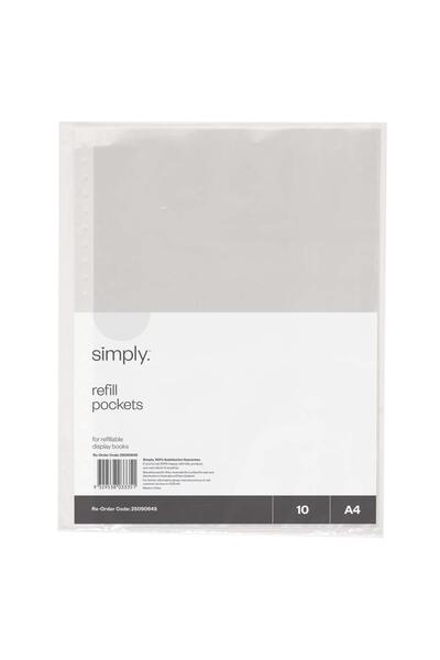 Simply Display Book Refill A4 - Pack of 10