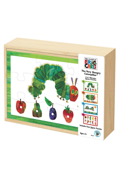 The Very Hungry Caterpillar 4 in 1 Wooden Puzzle Box