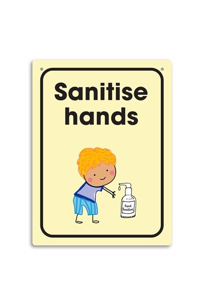 Wall Sign - Sanitise Hands