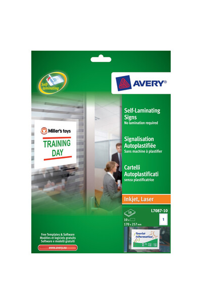 Avery Labels: Signage Labels - 170 x 257mm (Pack of 10)