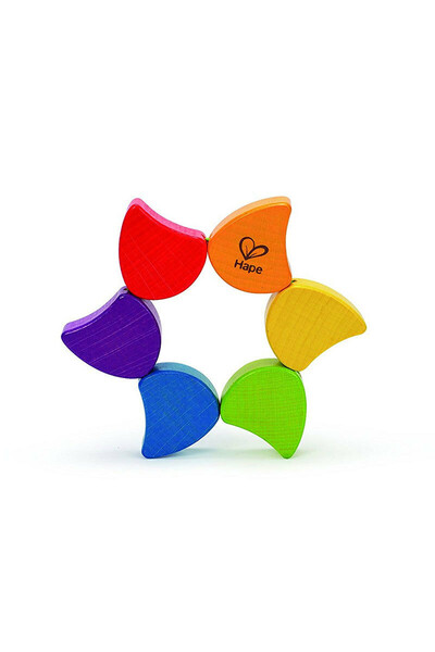 Rainbow Rattles - Set of 6