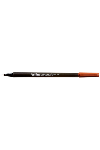 Artline Supreme Fineliner Pen (0.4mm) - Single: Brown
