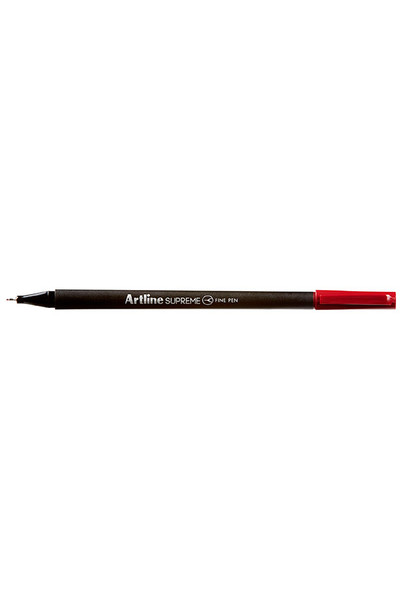 Artline Supreme Fineliner Pen (0.4mm) - Single: Dark Red