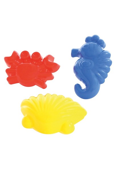 Sea Creatures Sand Forms - Set of 3