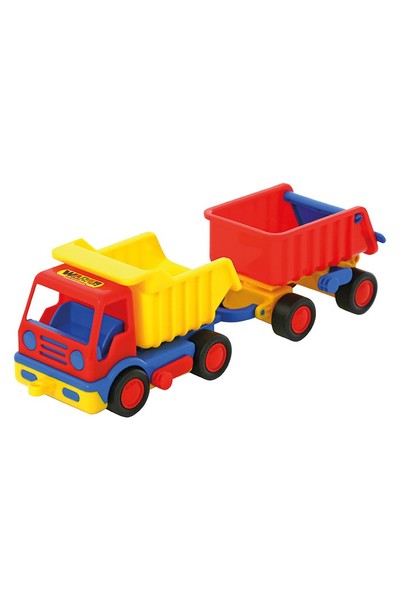 Basic Tip Up Truck with Trailer