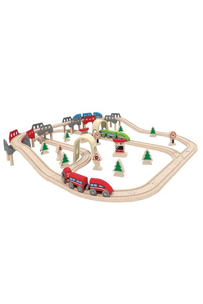 High & Low Railway Set