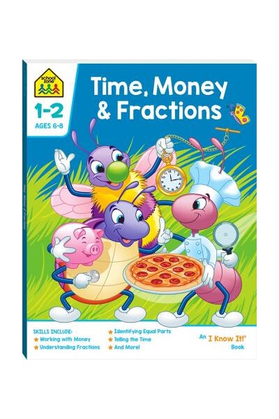 School Zone - Time, Money & Fractions