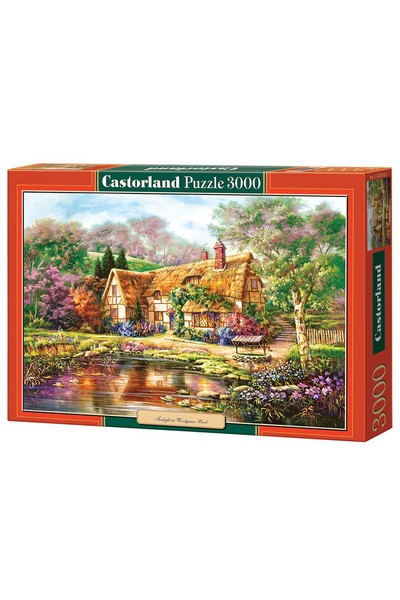 3000 Piece Puzzle - Twilight at Woodgreen Pond