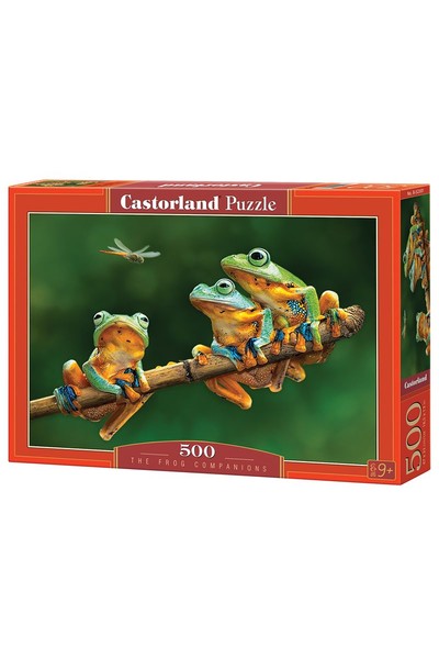 500 Piece Puzzle - The Frog Companions