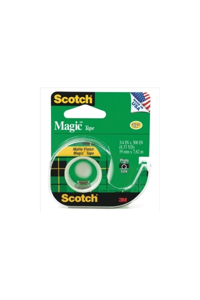 Scotch Magic Tape 105 (19mmx7.6m) - Box of 12