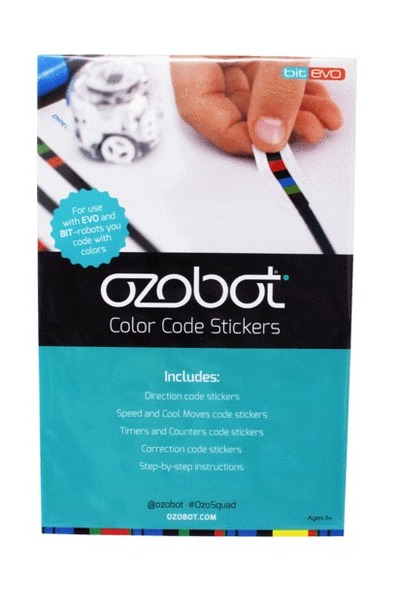 Ozobot Colour Code Stickers