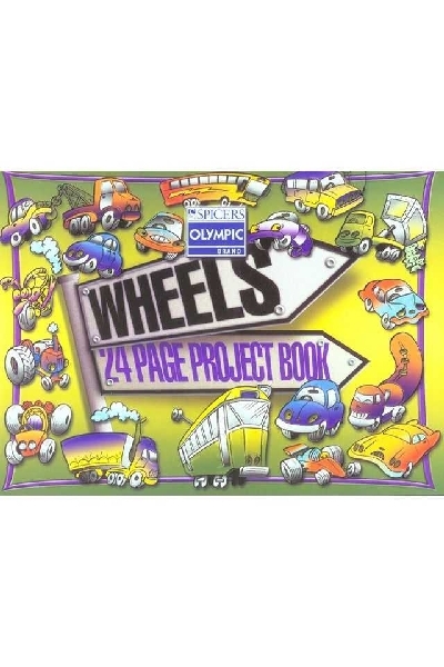 Spicers Olympic Wheels 24 Page Project Book (8mm Feint Ruled)
