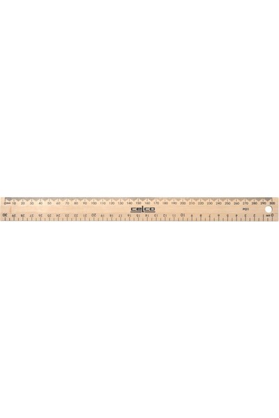 Celco Wooden Ruler 30cm (Single)