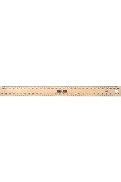 Celco Wooden Ruler 30cm (Single)