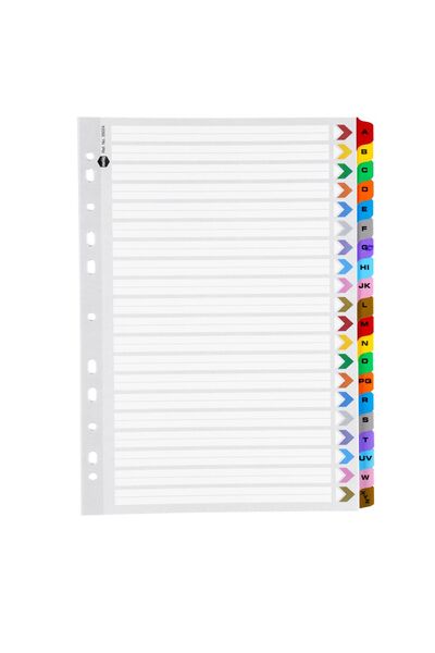 Marbig A-Z Tab Coloured Plastic Dividers 