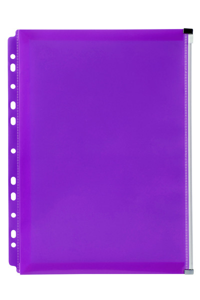 Marbig Binder Wallet With Zip A4 - Purple 
