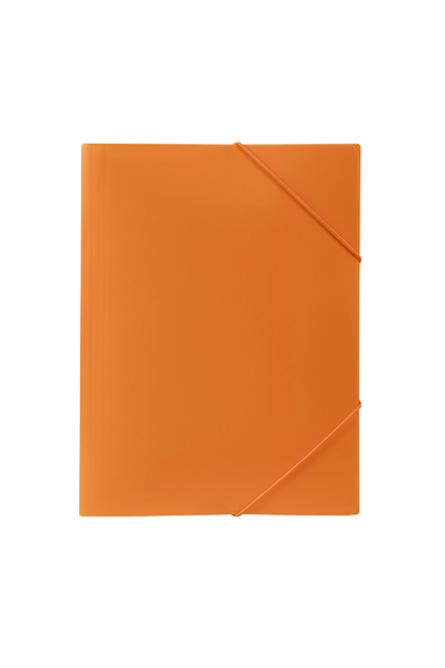 Marbig Soft Touch Document Wallet Brights: Orange - A4