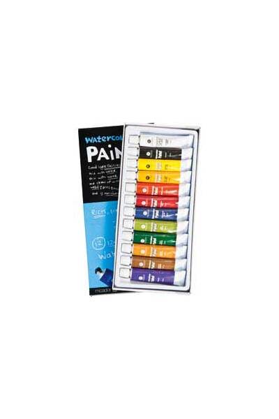 Micador Watercolour Paint - 12x 12ml